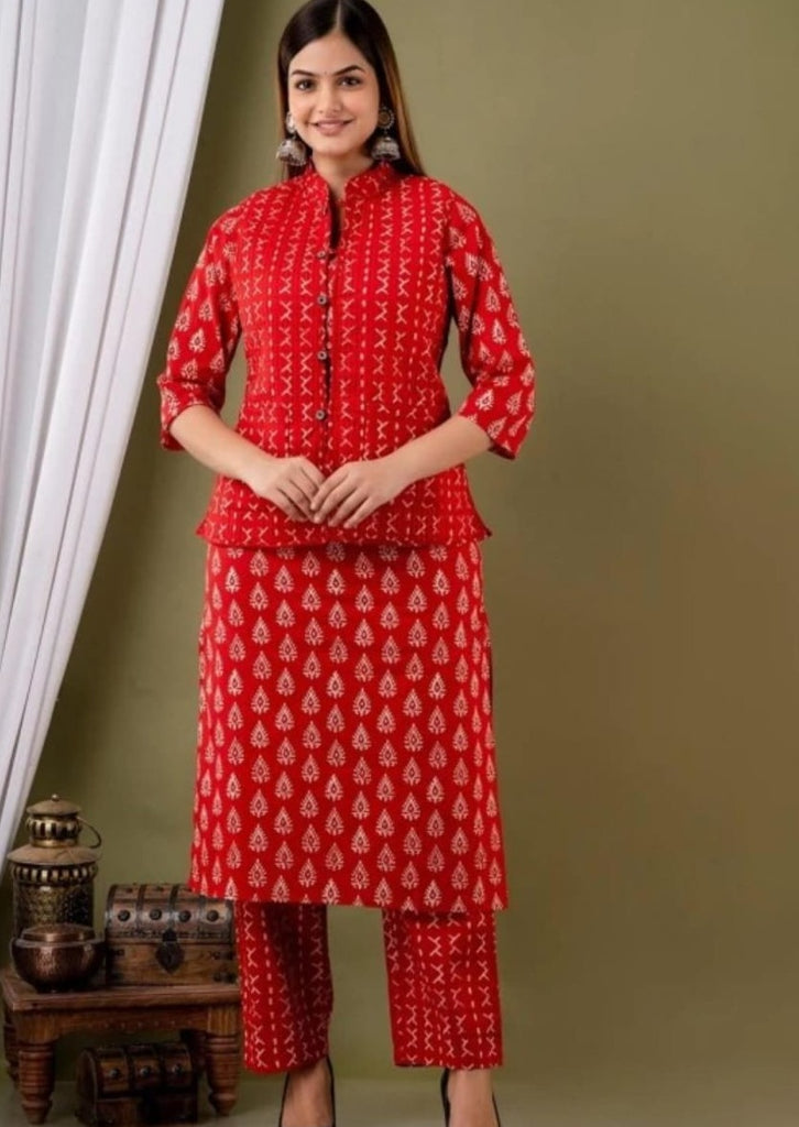 Buy Yellow Woolen Kurti With Pant Set for Women Online in India